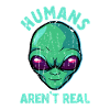 Humans aren't real - spooky