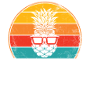 Ananas-sonnenbrille Retro-design Für