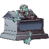 Zombie Coming Out Coffin