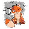 Halloween Zombie Animals Halloween Fox