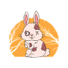 Halloween Zombie Animaux Halloween Lapin