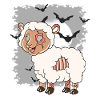 Halloween Zombie Sheep Halloween