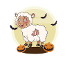 Halloween Zombie Sheep Halloween