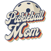 Pickleball Mom Mother Retro