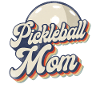 Pickleball Mom Mother Retro