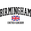 Birmingham design with UK flag