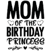 Mom's Little Princess Daughter Gift