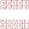Seven Repeated Grid Emblem