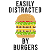 Cheeseburger Eating Funny Burger Design
