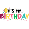 Birthday Rainbow Letters