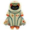 Cat in a spacesuit