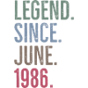 Legend Since June 1986