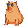 Capybara With Sunglasses