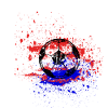 Football abstract Netherlands