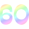 geschenkidee, 60 pastellfarbe