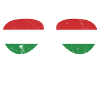 Hungary Hungary Flag Sunglasses Hungarian