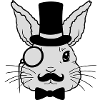 Sir Rabbit Monocle Cylinder