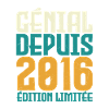 Génial depuis 2016