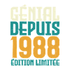 Génial depuis 1988