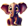 mignon bébé éléphant