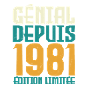 Génial depuis 1981