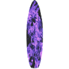 Surfboard mit blauen Flammen