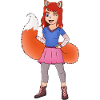 Beautiful Fox Girl Illustration