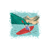 Crazy Whitewater Kayaking Lady