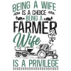 Farming Farmer Wife Tractor