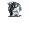 Grim Reaper Halloween Skeleton