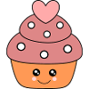 Kawaii cupcake Kawaii stickers funny