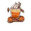 Tasse à café Automne