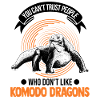 Komodo dragon monitor lizard