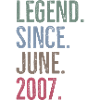 Legend Since June 2007