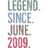 Legend Since June 2009