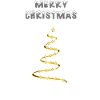 Golden Christmas Tree