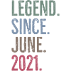Legend Since June 2021