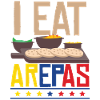 I eat arepas