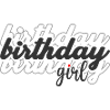 Birthday Girls Script with Heart