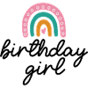 Pastellfarbener Regenbogen-Herzbogen
