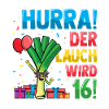 Hurra der Lauch wird 16