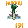 Hurra der Lauch wird 19