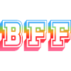 BFF Tshirt rainbowstar