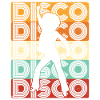 70-talet Disco 80-talet Disco Party Outfit DiscoTheque