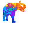 Elephant Elephant Silhouette Gift