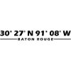 Coordonnées de Baton Rouge