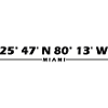 Miami Coordinates