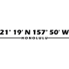 Honolulu Coordinates