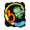 Junge 3 Jahre alt Dinosaurier Astronaut