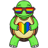 Tortue arc-en-ciel